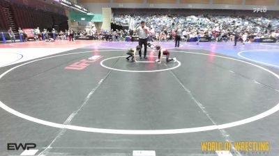 58 lbs Consi Of 16 #1 - Maverick Lederer, Prescott Valley Bighorns vs Hunter Romero, Greenwave Youth Wrestling Club