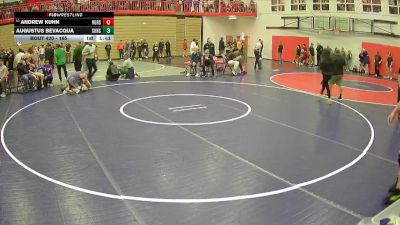 165 lbs Champ. Round 2 - Andrew Kuhn, Rogers vs Augustus Bevacqua, Sunset