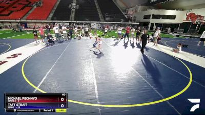 60 lbs Placement Matches (8 Team) - Michael Pechnyo, Idaho 2 vs Taft Strait, Idaho 1