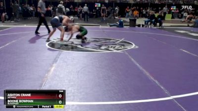 144 lbs Cons. Round 1 - Ashton Crane, Skyview vs Boone Bowman, Blackfoot