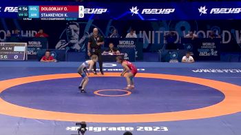 50 kg 1/4 Final - Otgonjargal Dolgorjav, Mongolia vs Kseniya Stankevich, Individual Neutral Athletes