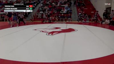 126 lbs Round 2 (3 Team) - Corbin Rickard, Bob Jones vs Tristan Nail, Thompson HS