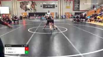 106 lbs 3rd Place - Reed Miller, Gettysburg vs Tyler Adams, York Suburban