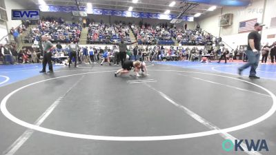 90 lbs Rr Rnd 2 - James Constant, Vian Wrestling Club vs Knox Blevins, Vinita Kids Wrestling