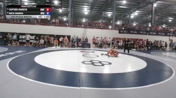 70 kg 5th Place Match - Cutter Sheets, Cowboy RTC vs Nick Sanko, New York