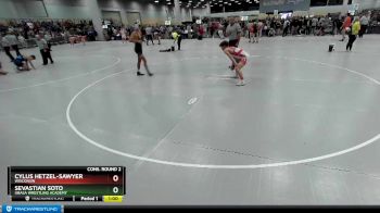 138 lbs Cons. Round 2 - Cylus Hetzel-Sawyer, Wisconsin vs Sevastian Soto, Ubasa Wrestling Academy