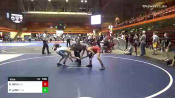 95 lbs 3rd Place - Braaden Heinz, Brighton Wrestling Club vs Parker Lyden, PINnacle