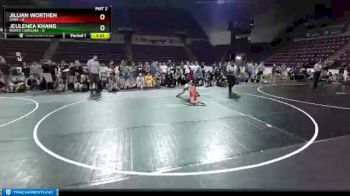 W-100 lbs Round 1 (16 Team) - Jeulenea Khang, North Carolina vs Jillian Worthen, Iowa