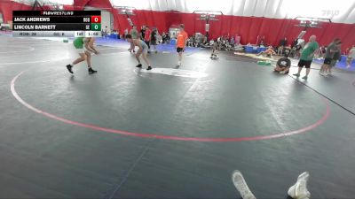 144 lbs Round 2 (8 Team) - Jack Andrews, Roncalli A vs Lincoln Barnett, Geneseo