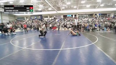 157 lbs Champ. Round 2 - Hayden Taylor, Syracuse vs Frank Ruiz, West
