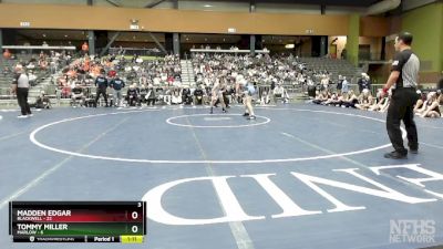 120 lbs Finals (8 Team) - Tommy Miller, MARLOW vs Madden Edgar, BLACKWELL