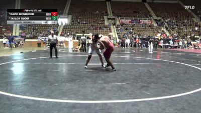 6A 285 lbs Cons. Round 4 - Taylor Odom, Gulf Shores vs David Mcgruder, Russell County