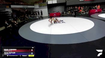 126 lbs Round 3 (16 Team) - Rene Cordero, SDIKWA-FR vs Noah Butler, LAWA-FR