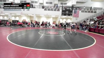 126 lbs Quarters & 1st Wb (16 Team) - DOMYNIC THOMPSON, Jackson County vs Brandon Enriquez-Hernandez, Newnan