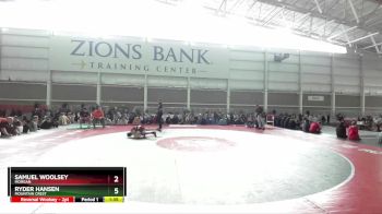 98 lbs Cons. Round 1 - Samuel Woolsey, Morgan vs Ryder Hansen, Mountain Crest