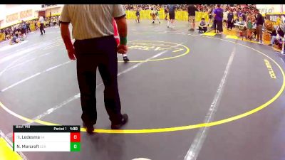 285 lbs Champ. Round 1 - Isaiah Ledesma, Santa Ana vs Nathaniel Marcroft, Cerritos