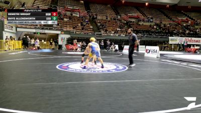 Cadet Boys Lower - 126 lbs Cons. Round 2 - Shamsullah Rasekh, Blood Run'th Orange Wrestling Club vs Cole Cronan, Turlock High School Wrestling