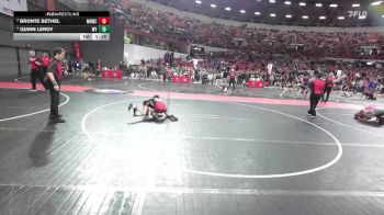80 lbs Round 2 - Bronte Bethel, Mt. Horeb Wrestling Club vs Quinn LeRoy, Winneconne Youth