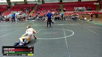 100 lbs Round 2 (4 Team) - Luke Nelson, Pursuit WC vs Todd Hepler, Silo