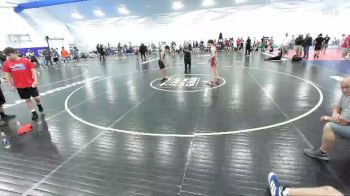 112 lbs Round 2 (10 Team) - Ethan Hauser, Savage Red vs Cael Musser, LAW