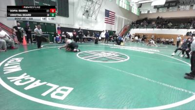 235 lbs 1st Place Match - Sofia Ibarra, Etiwanda vs Xristina Beard, South Hills