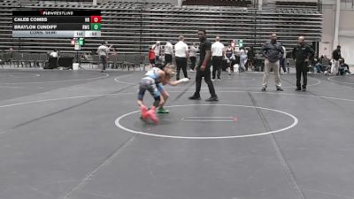 60 lbs Cons. Semi - Braylon Cundiff, Reaper Wrestling Club vs Caleb Combs, Noke RTC