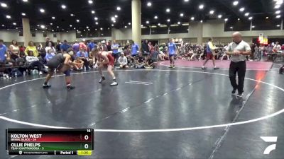 150 lbs Round 1 (6 Team) - Ollie Phelps, Team Chattanooga vs Kolton West, BRAWL Black