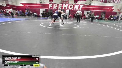 113 lbs Cons. Round 2 - Xavior Sanchez, Dougherty Valley vs Alfred Cabot, Aptos