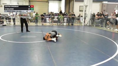 80 lbs Quarterfinal - Colton Wiseman, IN vs Jj Sullivan, NY