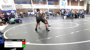 220 lbs Cons. Round 4 - Jordan Nodarse, Rancho Bernardo vs Edwin Hopkins, Westminster