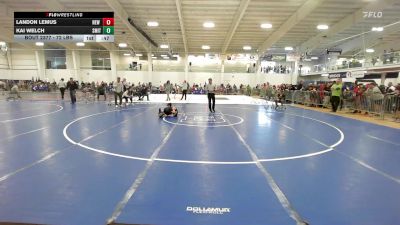 72 lbs Consi Of 8 #2 - Landon Lemus, New Milford vs Kai Welch, Smitty's Wrestling Barn