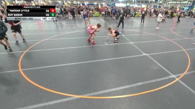 120 lbs Champ. Round 2 - Roy Barak, Unattached vs Nathan Lyttle, Unattached