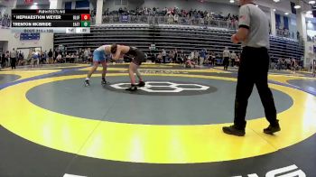 138 lbs Cons. Round 2 - Hephaestion Weyer, Bluffton vs Trenton McBride, Eastwood