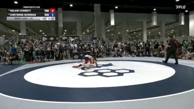 76 lbs Cons. Round 4 - Kelani Corbett, The Valley Wrestling Club vs Cheyenne Bowman, NYAC