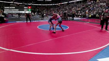 G110-4A Cons. Round 3 - Azure Jacobs, Pueblo Central Girls vs Izabella Martinez, Las Animas Girls