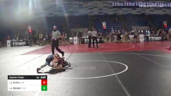 55 lbs Quarterfinal - Jace Evers, Summit vs Johnny `Bo` Baxter, Punisher WC