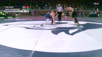 D4-144 lbs Cons. Round 3 - Finn Carlin, Gobles vs Henry Wickenheiser, Monroe St Mary Catholic Central
