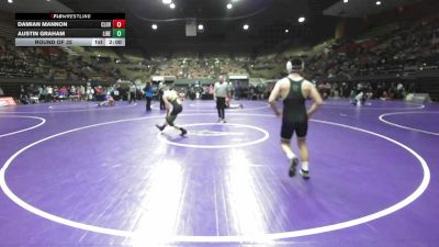 167 lbs Round Of 32 - Damian Mannon, Clovis East vs Austin Graham, Liberty (Madera)