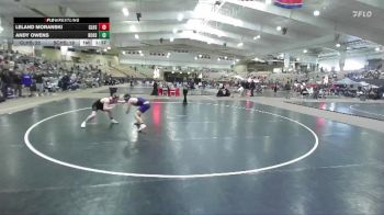 144 lbs Quarterfinals (8 Team) - Leland Moranski, Clarksville High School vs Andy Owens, Bradley Central High School