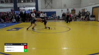 84 lbs Round Of 32 - Jayden Boston, Neighborhood vs Landon Wilson, Westshore W.C.