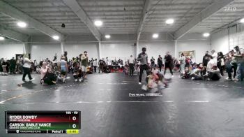 60 lbs Quarterfinal - Carson Gable Vance, Genesis Wrestling Club vs Ryder Dowdy, Storm Wresting