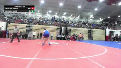 190 lbs Champ. Round 1 - Carter Jones, Richmond Wrestling Club vs Kenneth Saco, Boone Grove