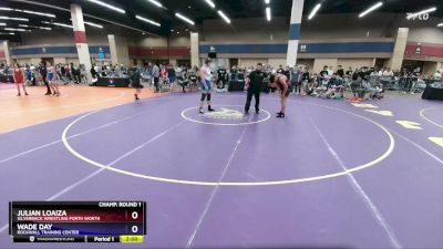 215 lbs Champ. Round 1 - Julian Loaiza, Silverback Wrestling Forth Worth vs Wade Day, Rockwall Training Center