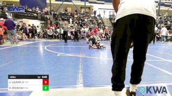 49 lbs Semifinal - Jasper Lockett Jr, Cowboy Wrestling Club vs Holden Workman, Perry Wrestling Academy