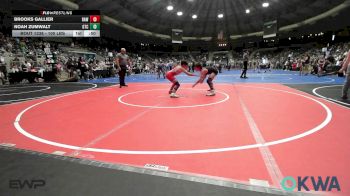 100 lbs Consolation - Brooks Gallier, Raw Wrestling Club vs Noah Zumwalt, Grove Takedown Club