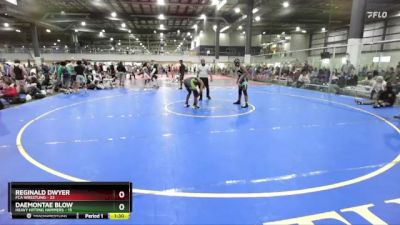 150 lbs Round 2 (4 Team) - Reginald Dwyer, FCA WRESTLING vs Daemontae Blow, HEAVY HITTING HAMMERS