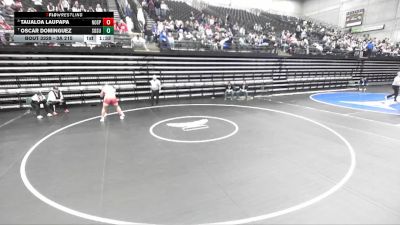 3A 215 lbs Semifinal - Taualoa Laupapa, North Sanpete vs Oscar Dominguez, South Summit