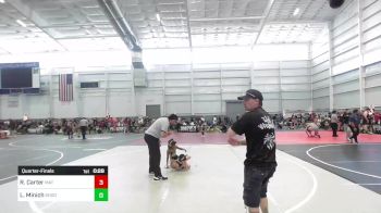 62 lbs Quarterfinal - Roman Carter, Mat Demon WC vs Luke Minich, Shootbox WC