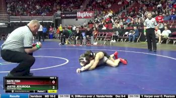 3A-120 lbs Cons. Round 4 - Justis Jesuroga, Southeast Polk vs Nate Fish, Linn-Mar