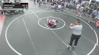 132 lbs Cons. Round 6 - Giovani Suarez, Rough House Wrestling Club vs Mikey Sheen, Clovis High